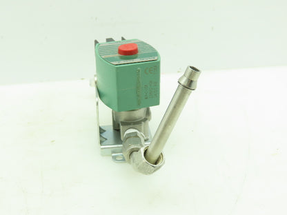 Asco Red-Hat OFKB8262H188VMB Numatic Solenoid Valve SS 2-Way 1/4"NPT 70PSI 24VDC