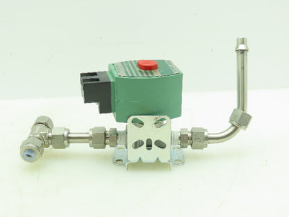 Asco Red-Hat OFKB8262H188VMB Numatic Solenoid Valve SS 2-Way 1/4"NPT 70PSI 24VDC
