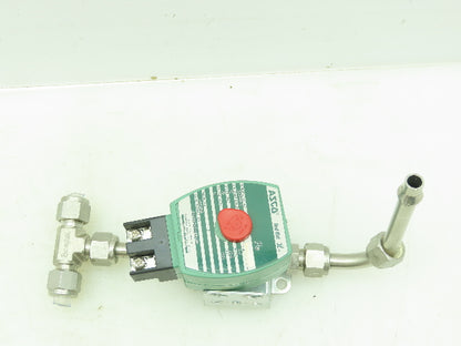 Asco Red-Hat OFKB8262H188VMB Numatic Solenoid Valve SS 2-Way 1/4"NPT 70PSI 24VDC