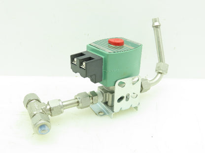 Asco Red-Hat OFKB8262H188VMB Numatic Solenoid Valve SS 2-Way 1/4"NPT 70PSI 24VDC