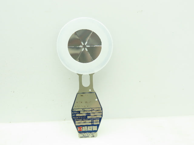 BS&B Safety Systems 17006312-1 Rupture Disk 2" Type AV 12.5 PSID @ 72°F