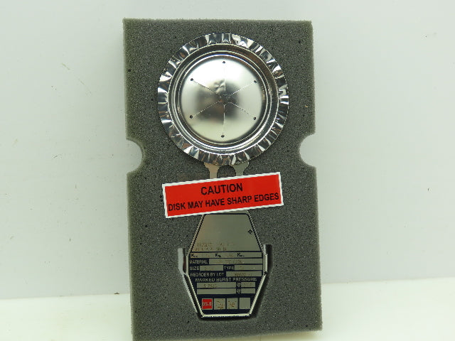 BS&B Safety Systems 1136210; CVD-J-14 Rupture Disk 2" Type DV 15 PSIG @ 72°F