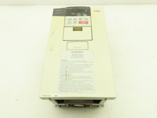 Mitsubishi A500 Variable Freq. Drive VFD AC Inverter 480V 3 PH 6.7A 3 HP Max