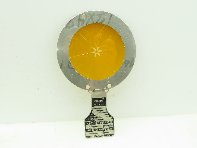 BS&B Safety Systems VAC-SAF Rupture Disk 3" Type P/AVB 2.5-3.5 PSIG @ 72°F