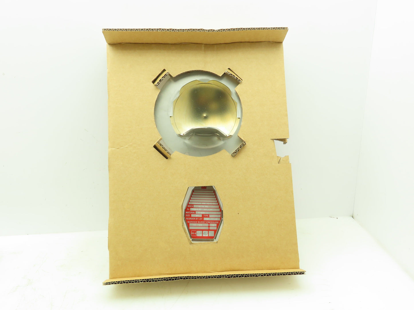 BS&B Safety Systems 1136240:BIN VD-E-04 Rupture Disk 4" Type SKR 144 PSIG @ 72°F
