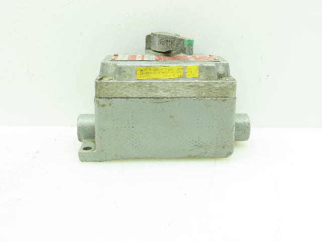 Killark XSS-53 Manual Motor Starter For Hazardous Location 600V 2HP 3-PH 3-Pole