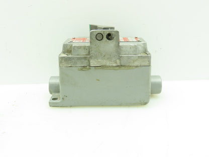 Killark XSS-53 Manual Motor Starter For Hazardous Location 600V 2HP 3-PH 3-Pole