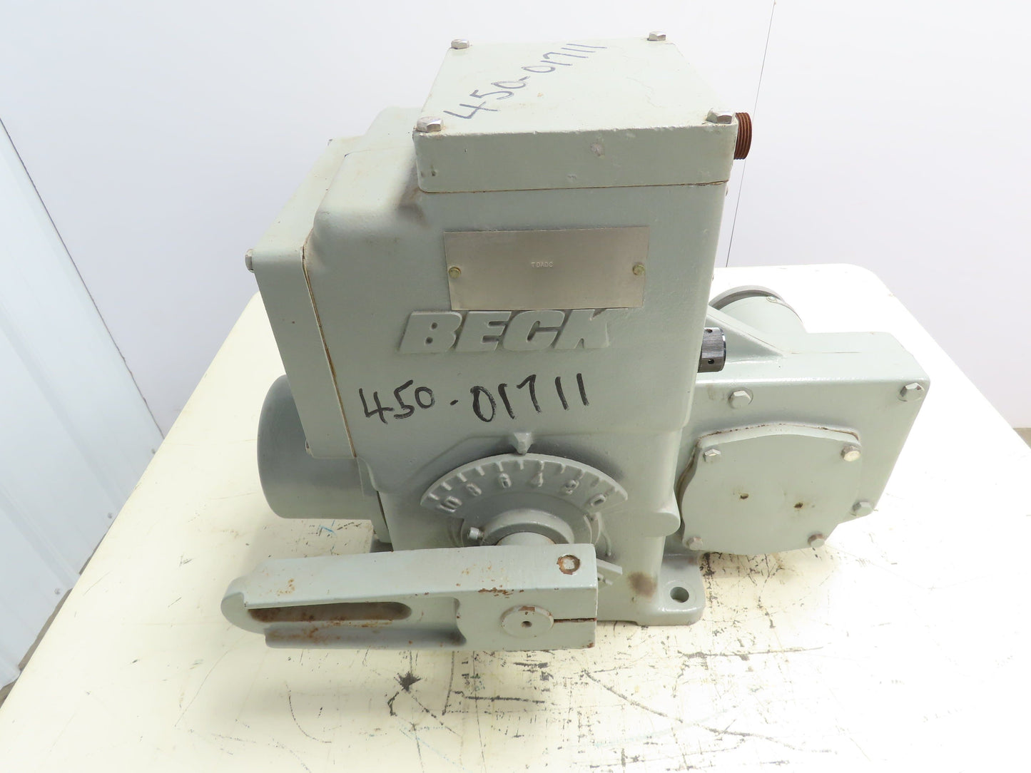 Beck 11-207 Electric Motor Rotary Valve Actuator 1Ph 120V 300VA 6/12A Handwheel