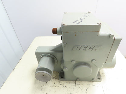 Beck 11-207 Electric Motor Rotary Valve Actuator 1Ph 120V 300VA 6/12A Handwheel