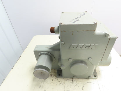 Beck 11-207 Electric Motor Rotary Valve Actuator 1Ph 120V 300VA 6/12A Handwheel