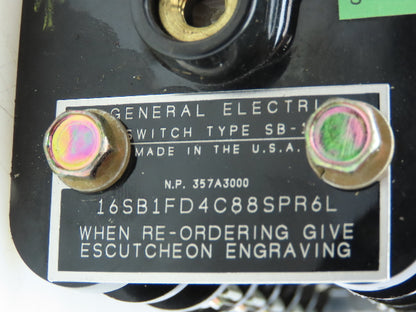 General Electric GE Rotary Cam Switch SB-1 11 Contact Points Breaker Control
