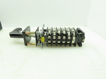 General Electric GE Rotary Cam Switch SB-1 11 Contact Points Breaker Control
