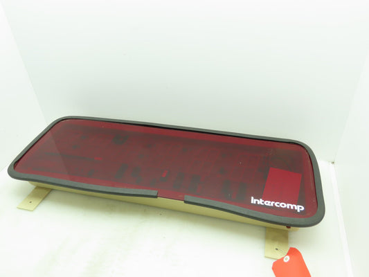Intercomp S480HI Cabled Outdoor Alphanumeric Remote Red LED 6-Digit Display 120V
