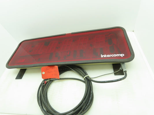 Intercomp S480HI Cabled Outdoor Alphanumeric Remote Red LED 6-Digit Display 120V
