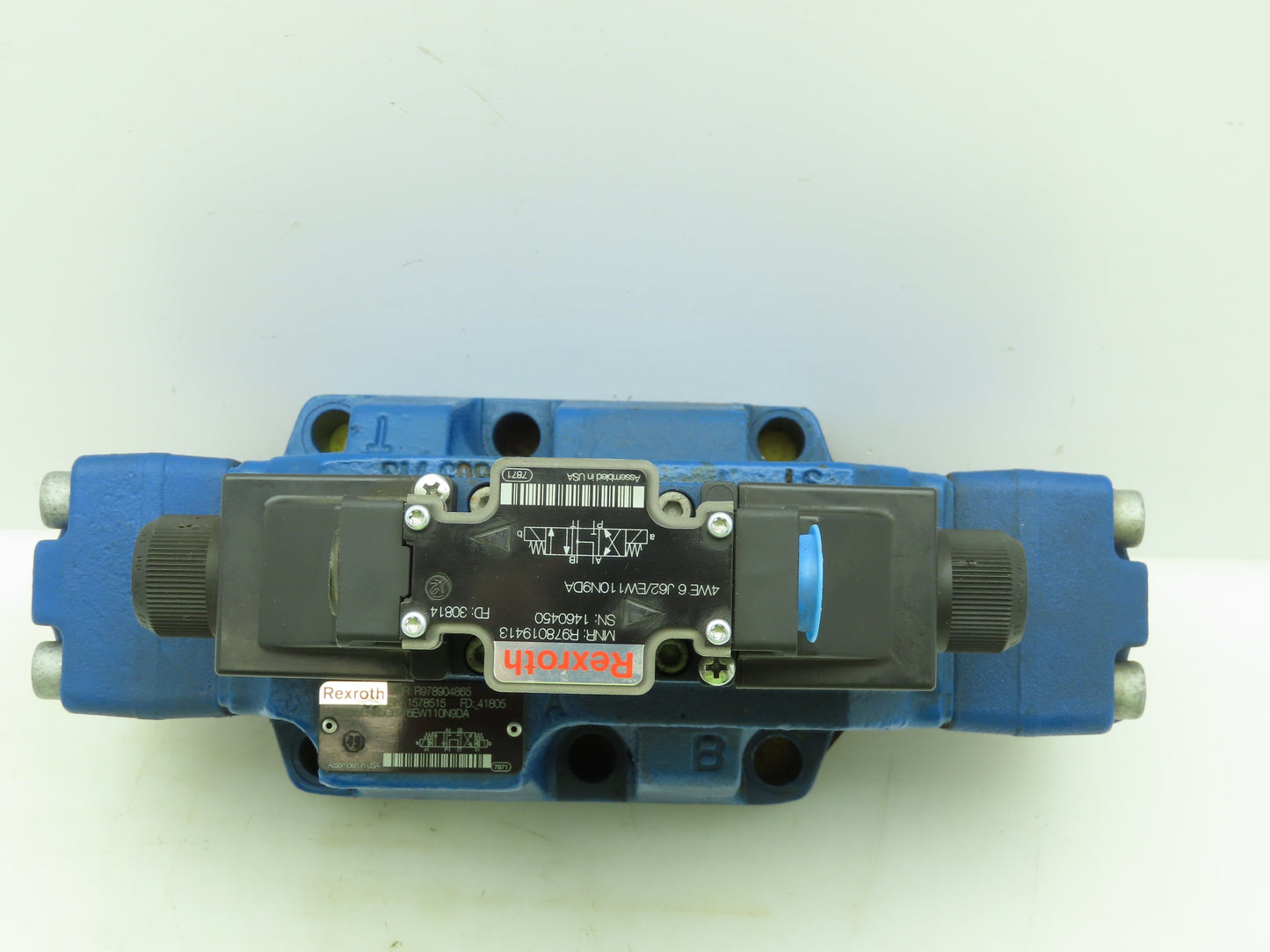 Rexroth H-4WEH / WE6 Hydraulic Directional Control Solenoid Spool Valve 120V