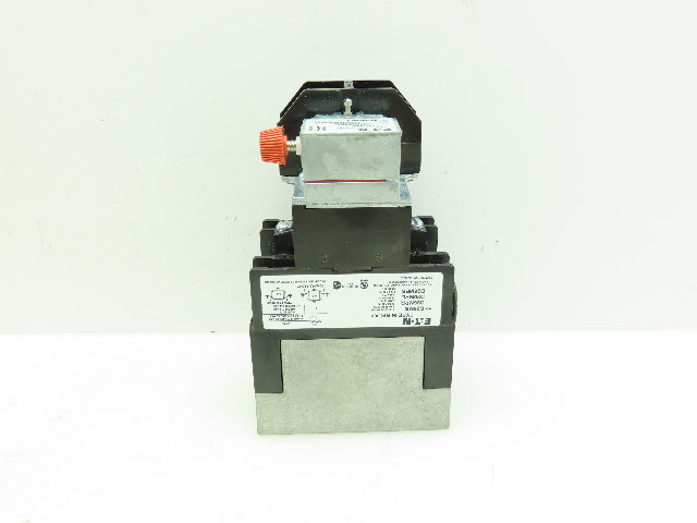 Eaton D26MRD005A1 Type M Relay 4P 10A 120VDC Coil w/.1-180 Sec Timer 0-NO / 0-NC