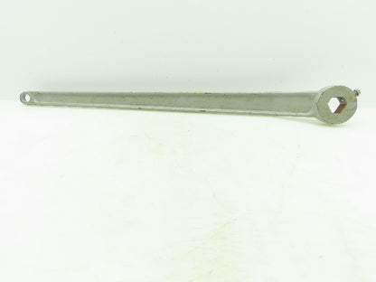 NGK 24" Manual Lever Valve Handle 1" Hex Steel Tapered