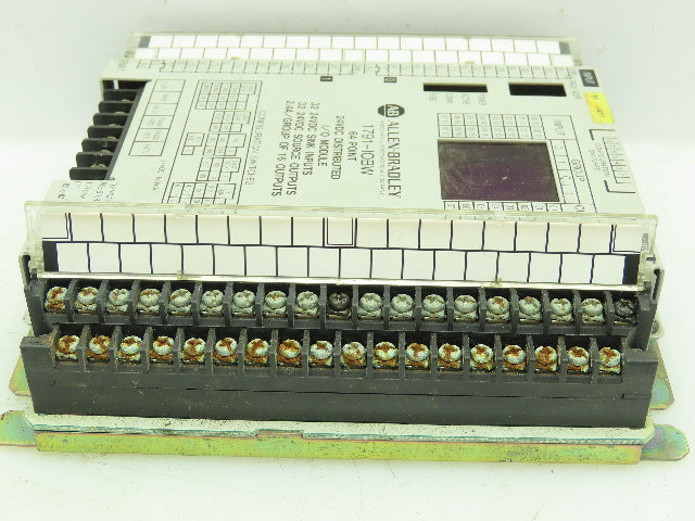 Allen Bradley 1791-IOBW Ser A Programmable Logic Controller 24VDC I/O Module