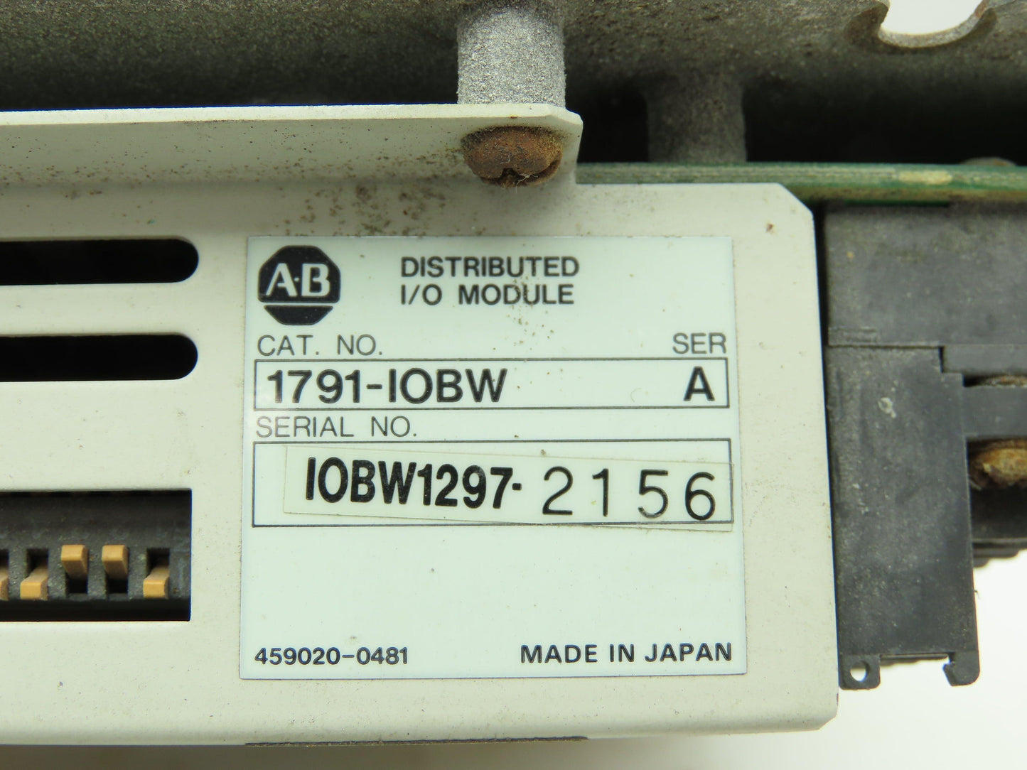 Allen Bradley 1791-IOBW Ser A Programmable Logic Controller 24VDC I/O Module **