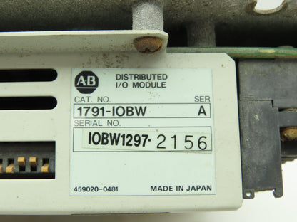 Allen Bradley 1791-IOBW Ser A Programmable Logic Controller 24VDC I/O Module **