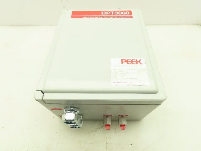 PEEK DPT3000 Electronic Differential Pressure Transmitter 34S11-1.5"WC 12-36VDC