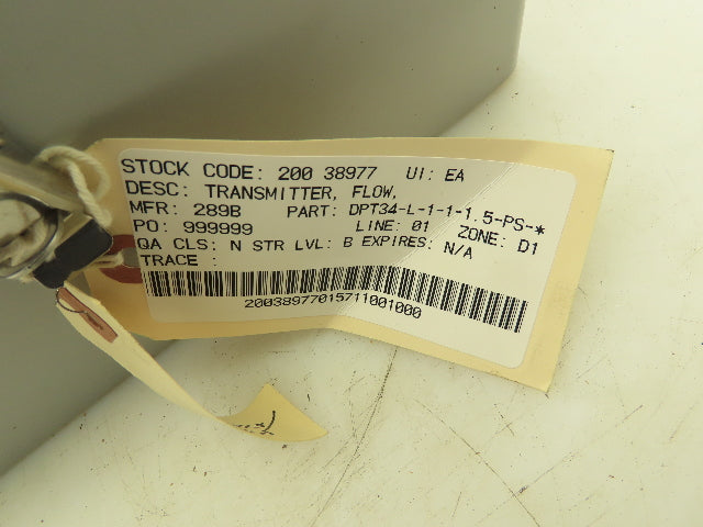 PEEK DPT3000 Electronic Differential Pressure Transmitter 34S11-1.5"WC 12-36VDC