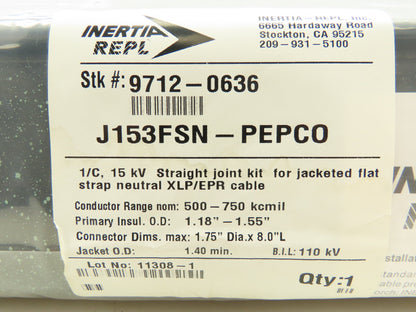 J153FSN Joint Kit  Jacketed Flat Strap Concentric Neutral XLP/EPR Cable 1/C 15kV