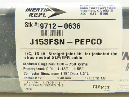 J153FSN Joint Kit  Jacketed Flat Strap Concentric Neutral XLP/EPR Cable 1/C 15kV