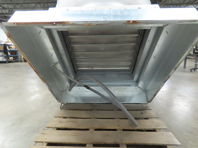 Twin City Fan BCRW-240 Wall Exhaust Belt Drive Fan, Backdraft Damper 2hp Motor