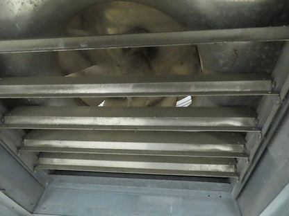 Twin City Fan BCRW-240 Wall Exhaust Belt Drive Fan, Backdraft Damper 2hp Motor