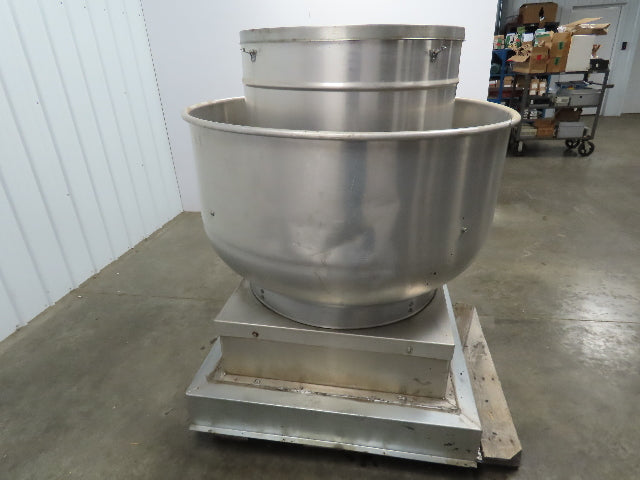 Twin City Fan BCRW-240 Wall Exhaust Belt Drive Fan, Backdraft Damper 2hp Motor