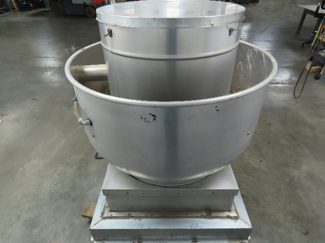 Twin City Fan BCRW-240 Wall Exhaust Belt Drive Fan, Backdraft Damper 2hp Motor