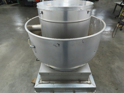 Twin City Fan BCRW-240 Wall Exhaust Belt Drive Fan, Backdraft Damper 2hp Motor