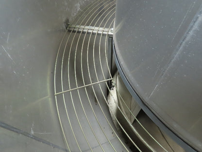 Twin City Fan BCRW-240 Wall Exhaust Belt Drive Fan, Backdraft Damper 2hp Motor