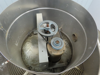 Twin City Fan BCRW-240 Wall Exhaust Belt Drive Fan, Backdraft Damper 2hp Motor