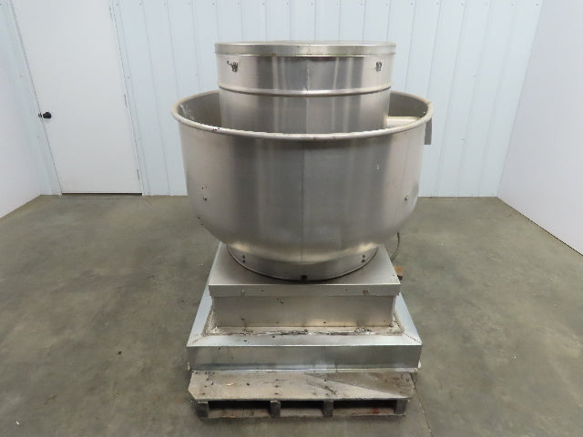 Twin City Fan BCRW-240 Wall Exhaust Belt Drive Fan, Backdraft Damper 2hp Motor