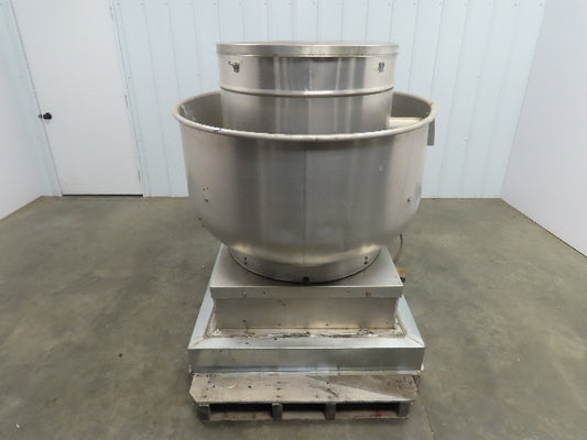 Twin City Fan BCRW-240 Wall Exhaust Belt Drive Fan, Backdraft Damper 2hp Motor