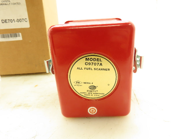Fireye DE701-007C Flame All Fuel Scanner Sensor Detector 3/4  Conn NEMA 4 C9707A