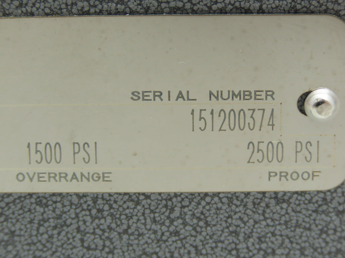 Sor 6NN-AA3-M4-C1A Pressure Switch 12-100 Range Proof 2500 PSI 6 Piston 1/4 NPT