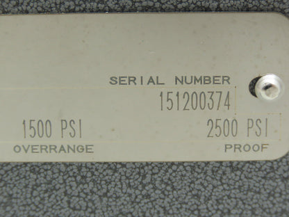 Sor 6NN-AA3-M4-C1A Pressure Switch 12-100 Range Proof 2500 PSI 6 Piston 1/4 NPT