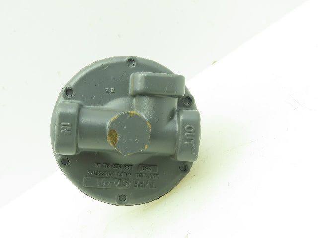 Fisher Controls Pressure Regulator. 0-35psi 1/4 NPT Pneumatic Air Adjustable