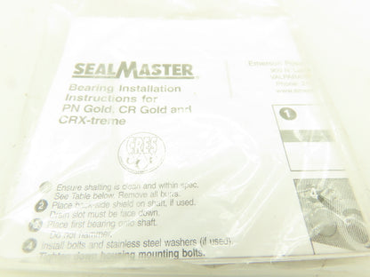 Seal Master SFT-10-12C-CR Flange-Mount Ball Bearing Unit 3/4"B Set Screw Locking