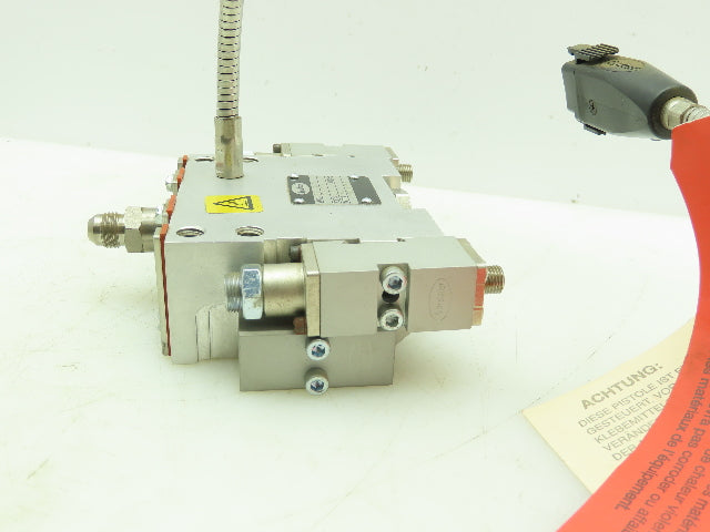 Nordson CBST-4-TF 1079707A Heater Manifold 240v 400 Watt with 2 SA11C Modules