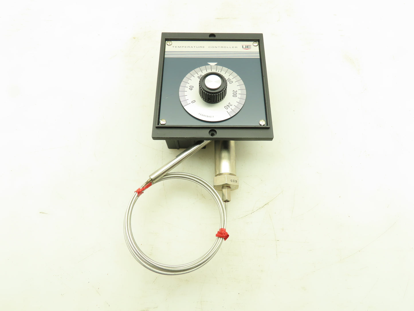 UE United Electric Type 602 6BS Dial Temperature Controller 0-250°F 20A 125/250V