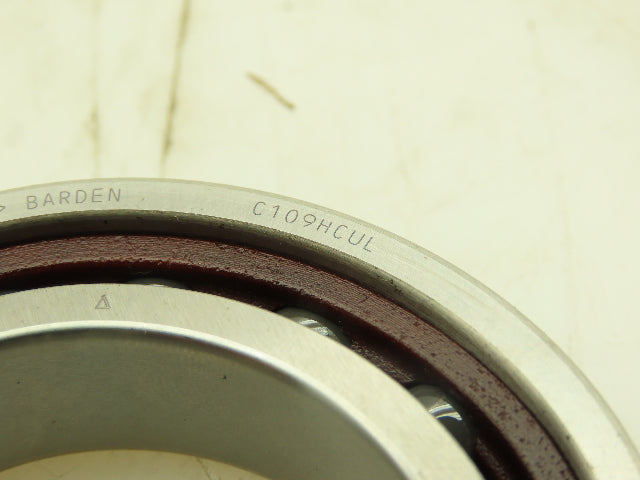 Barden C109HCUL Super Precision Ball Bearing 15° Angle 45mm ID 75mm OD 16mm W