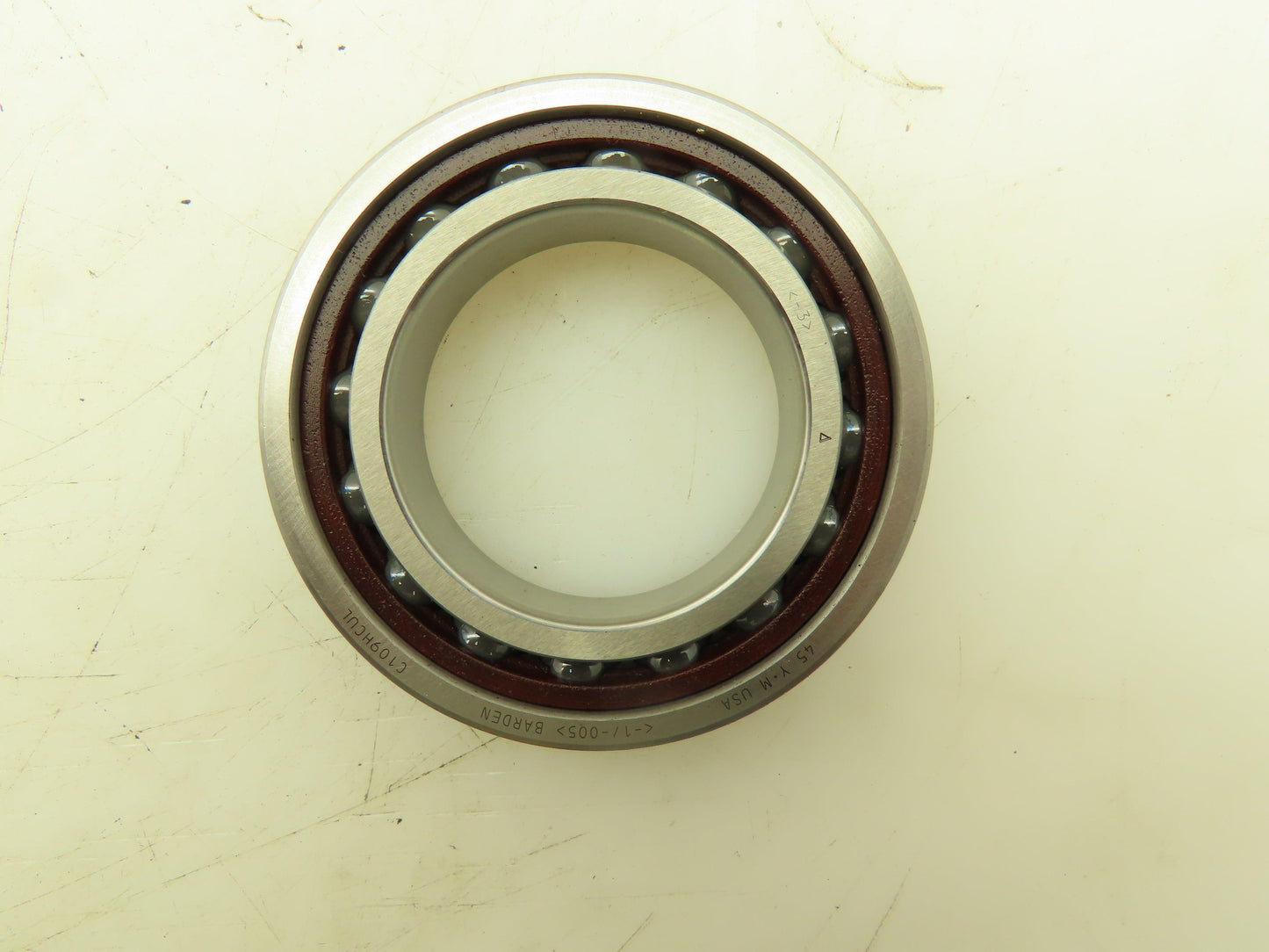 Barden C109HCUL Super Precision Ball Bearing 15° Angle 45mm ID 75mm OD 16mm W