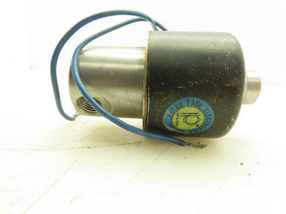 Peter Paul 74009ZCV Pneumatic Solenoid Valve 125PSI 5/32"Orifice 120V 1/4"NPT