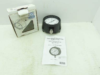 Wika Instrument 232.34 4.5"  9834575 Pressure Gauge 1/4" NPT Lower Mount 60 PSI