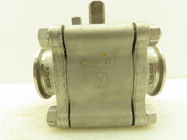 Tri-Clover CF3M Ladish Sanitary Stainless Steel 1-7/8"Ball Valve w/o Handle CF3M