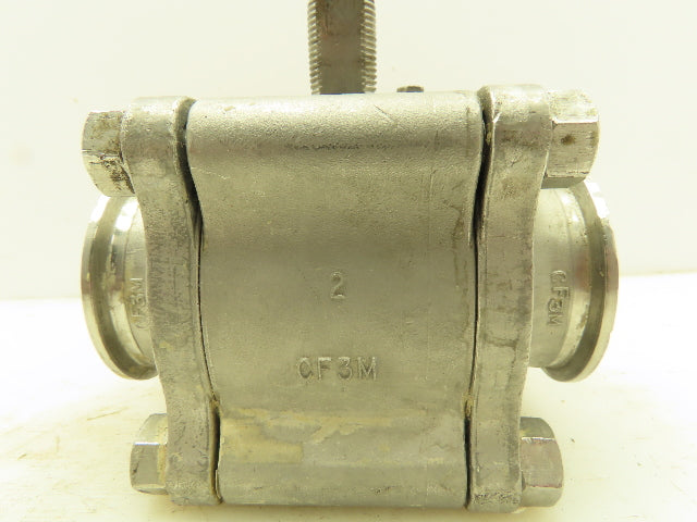 Tri-Clover CF3M Ladish Sanitary Stainless Steel 1-7/8"Ball Valve w/o Handle CF3M